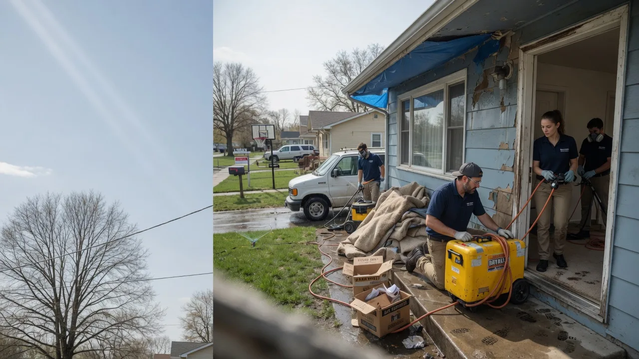 Basement Flood Cleanup in New London, OH near me